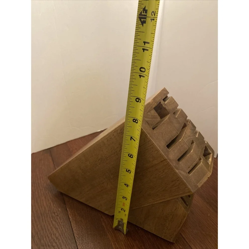 J.A.‎ Henckels 16-Slot Solid Wood Knife Block Holder - Block Only